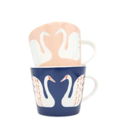 Keith Brymer Jones Scion Living - Animal Mug - Swim Swam Swan - Denim - 350ml^ Scion Living | Mugs & Cups