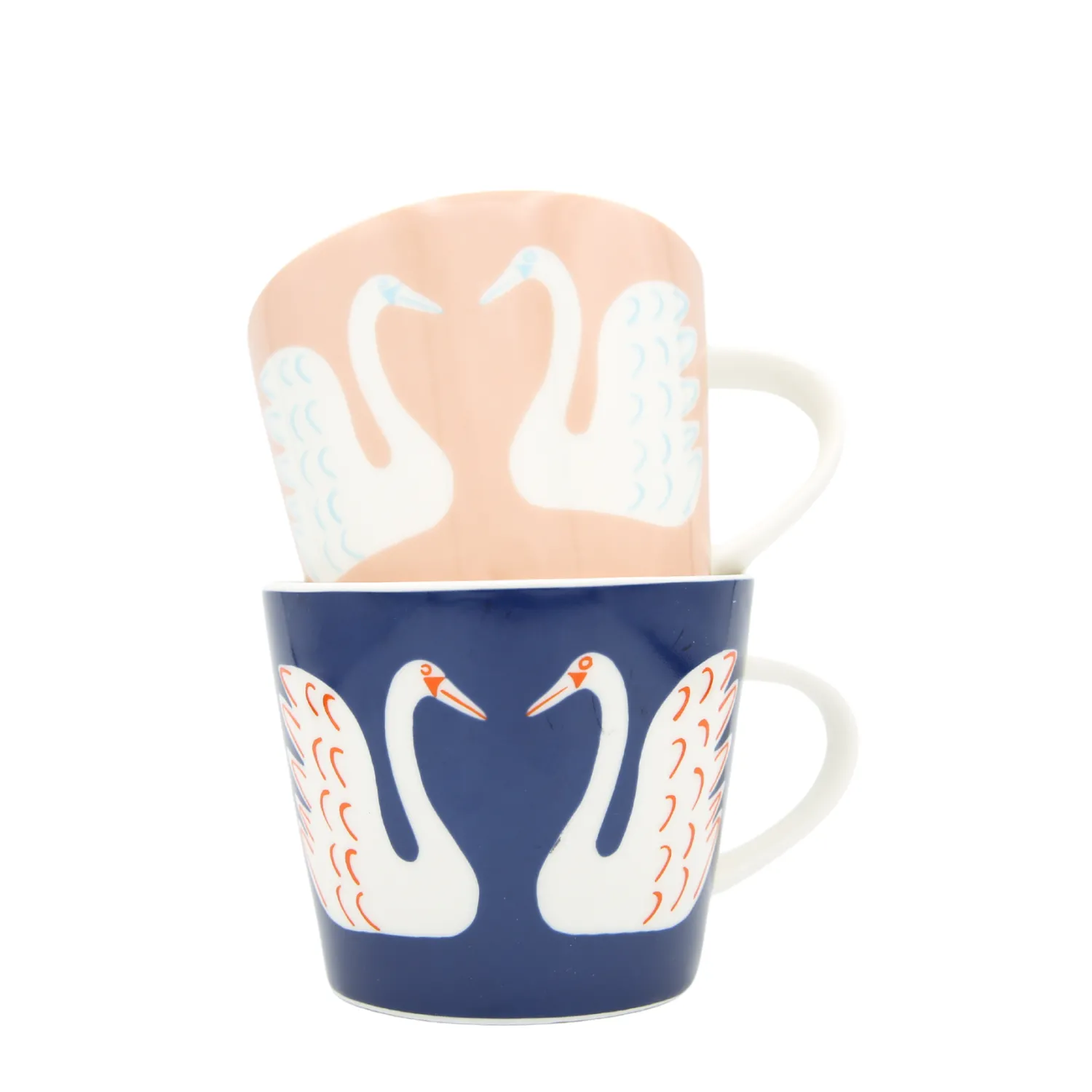 Keith Brymer Jones Scion Living - Animal Mug - Swim Swam Swan - Denim - 350ml^ Scion Living | Mugs & Cups