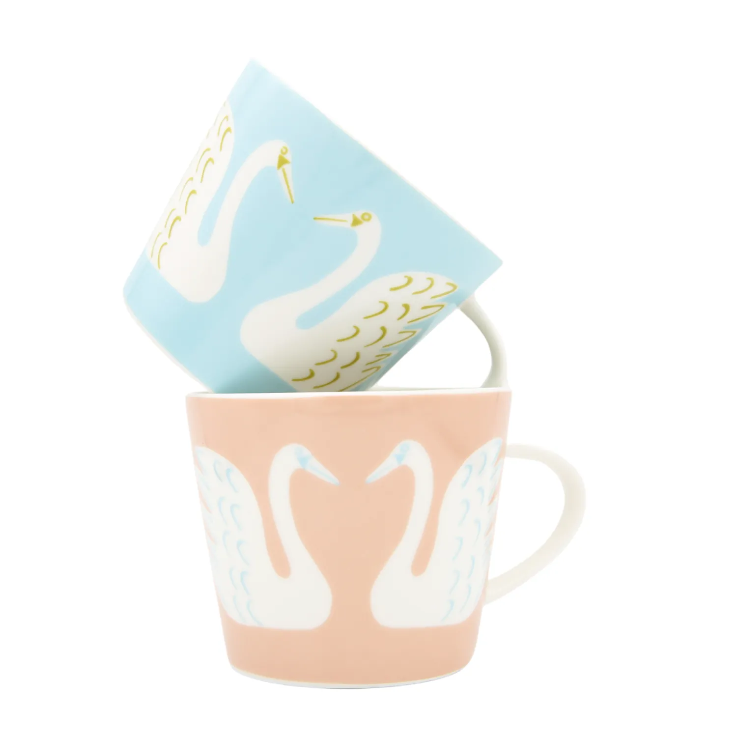 Keith Brymer Jones Scion Living - Animal Mug - Swim Swam Swan - Sky - 350ml^ Scion Living | Mugs & Cups