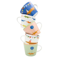 Keith Brymer Jones Scion Living - Animal Mug - Mr Fox Party Hat - Ceramic - 350ml^ Scion Living | Mugs & Cups