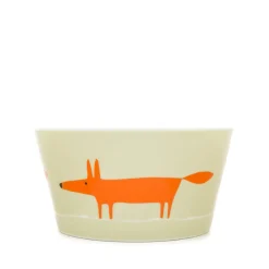 Keith Brymer Jones Scion Living - Ceramic Bowl - Mr Fox - Neutral & Orange - 565ml^ Scion Living | Plates & Bowls