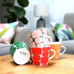 Keith Brymer Jones Scion Living - Ceramic Mug - Lohko - Poppy & Sage - 350ml^ Scion Living | Mugs & Cups