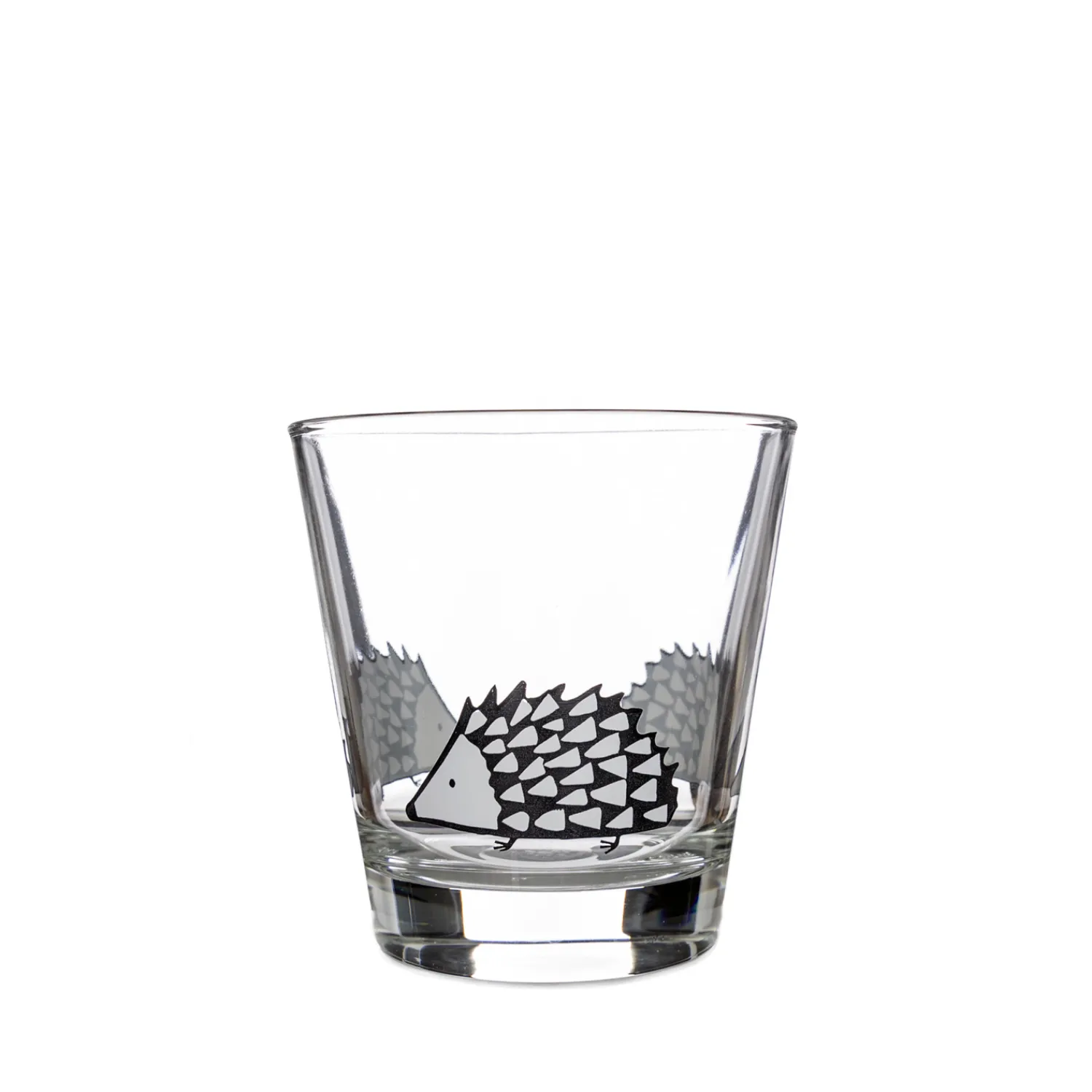Keith Brymer Jones Scion Living - Glass Tumbler - Spike the Hedgehog - Grey - 250ml^ Scion Living | Glass Tumblers