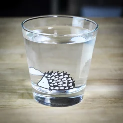 Keith Brymer Jones Scion Living - Glass Tumbler - Spike the Hedgehog - Grey - 250ml^ Scion Living | Glass Tumblers
