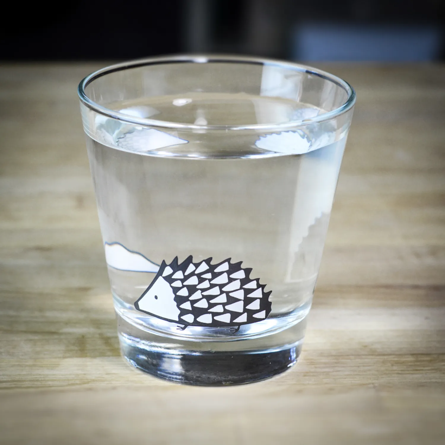 Keith Brymer Jones Scion Living - Glass Tumbler - Spike the Hedgehog - Grey - 250ml^ Scion Living | Glass Tumblers